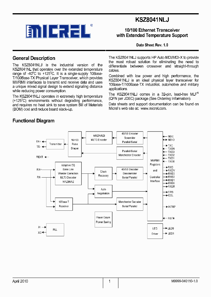 KSZ8041NLJ_3690637.PDF Datasheet