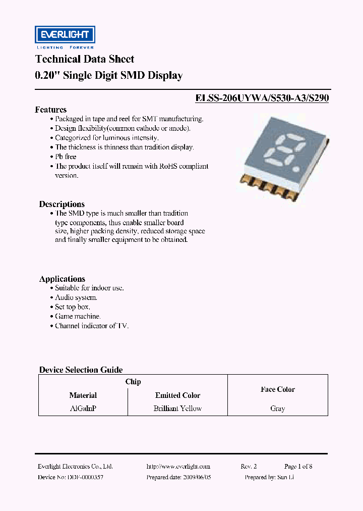 ELSS-206UYWA_3690747.PDF Datasheet