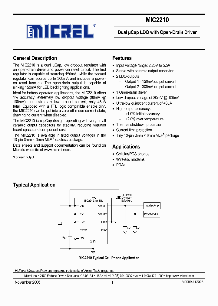 MIC2210-MPYML_3692191.PDF Datasheet