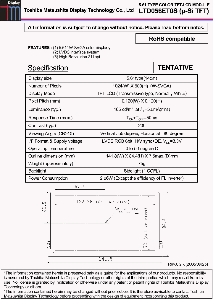 LTD056ET0S_3696506.PDF Datasheet