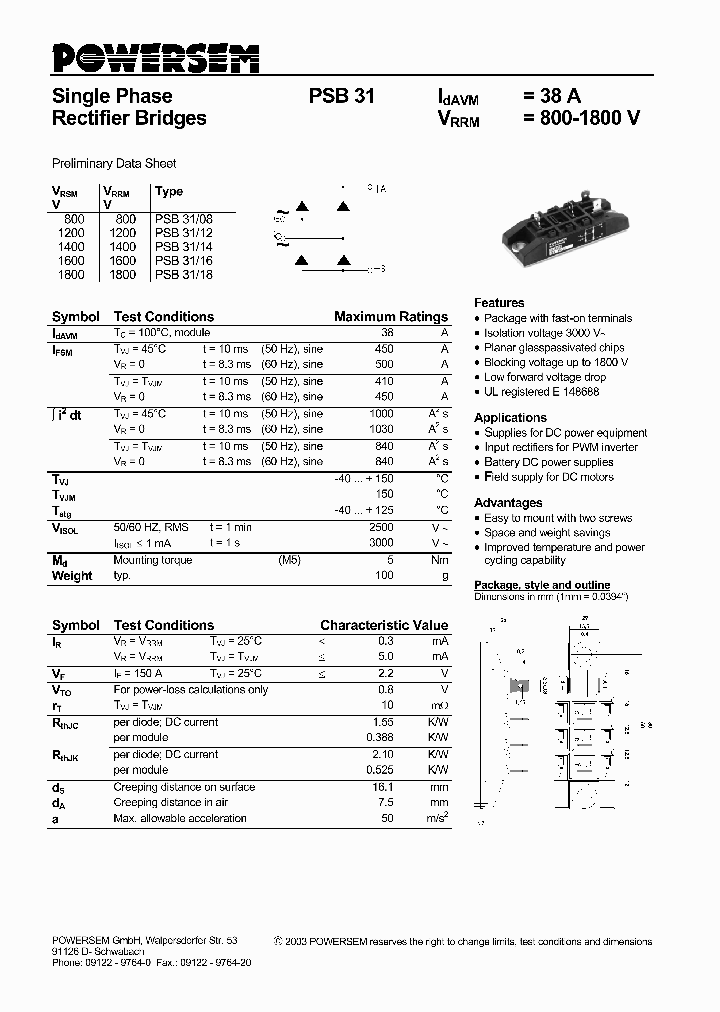 PSB31_3696699.PDF Datasheet