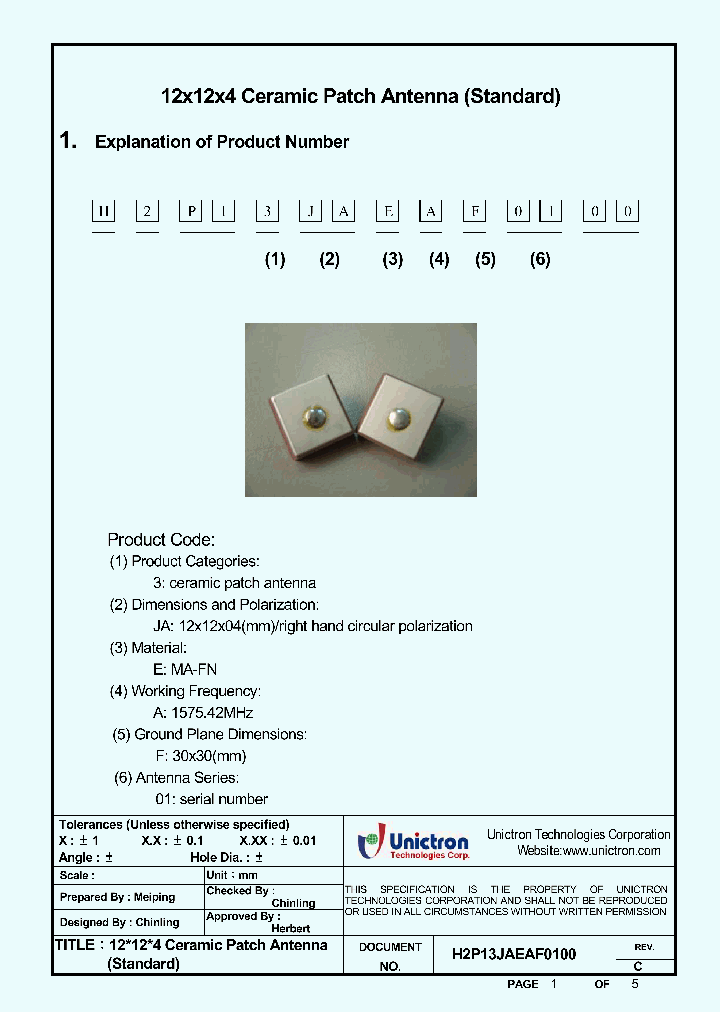 H2P13JAEAF0100_3696726.PDF Datasheet