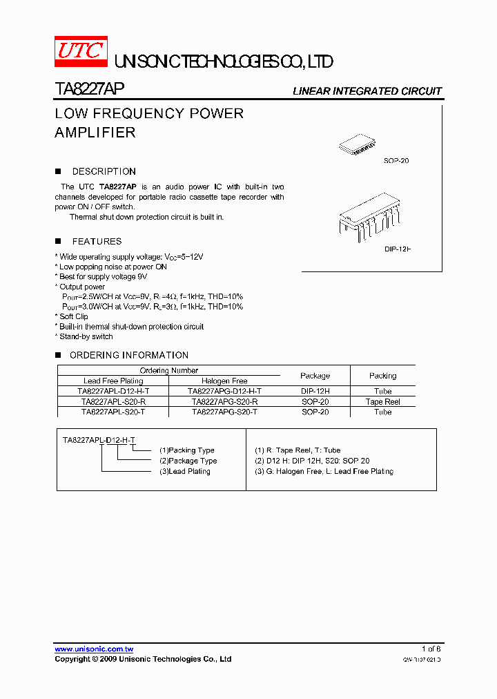 TA8227APG-S20-R_3696915.PDF Datasheet