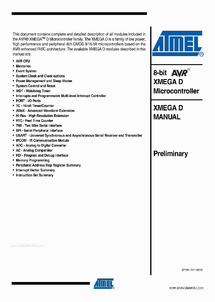 XMEGAD_3697096.PDF Datasheet