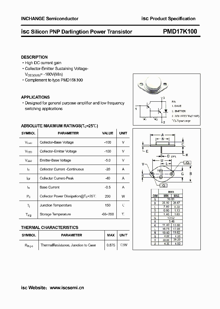 PMD17K100_3698292.PDF Datasheet