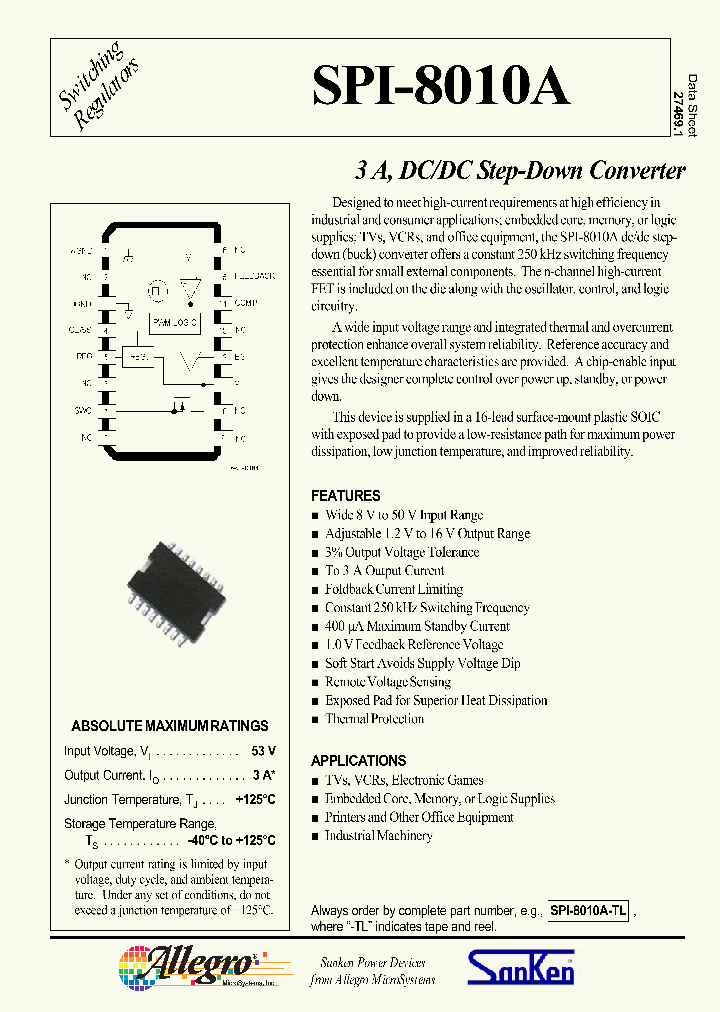 SPI-8010A_3698580.PDF Datasheet