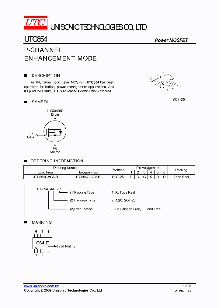 UTC654_3701925.PDF Datasheet