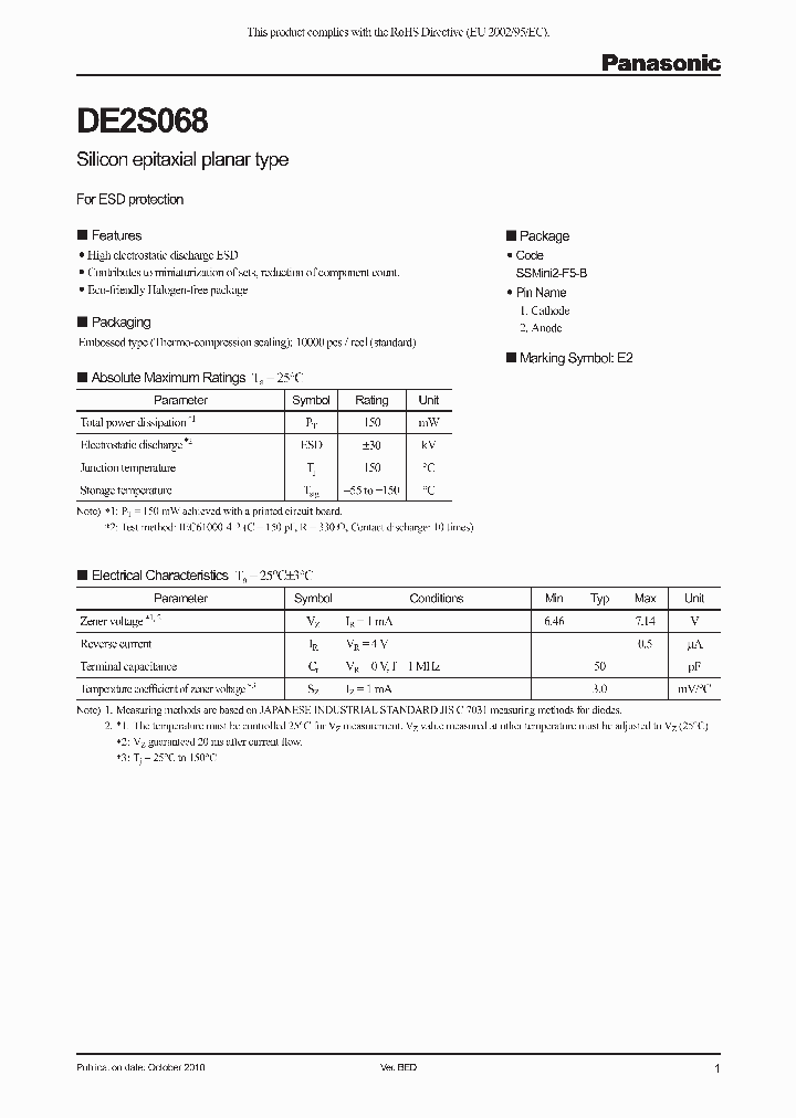 DE2S068_3702476.PDF Datasheet