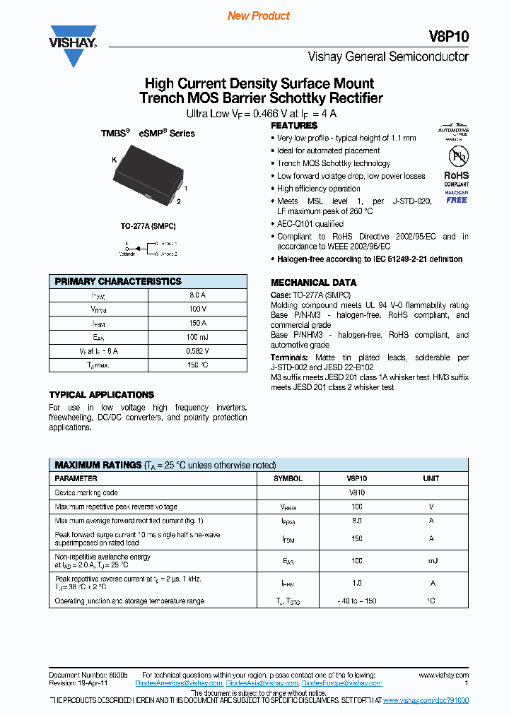 V8P10-M3-86A_3704213.PDF Datasheet