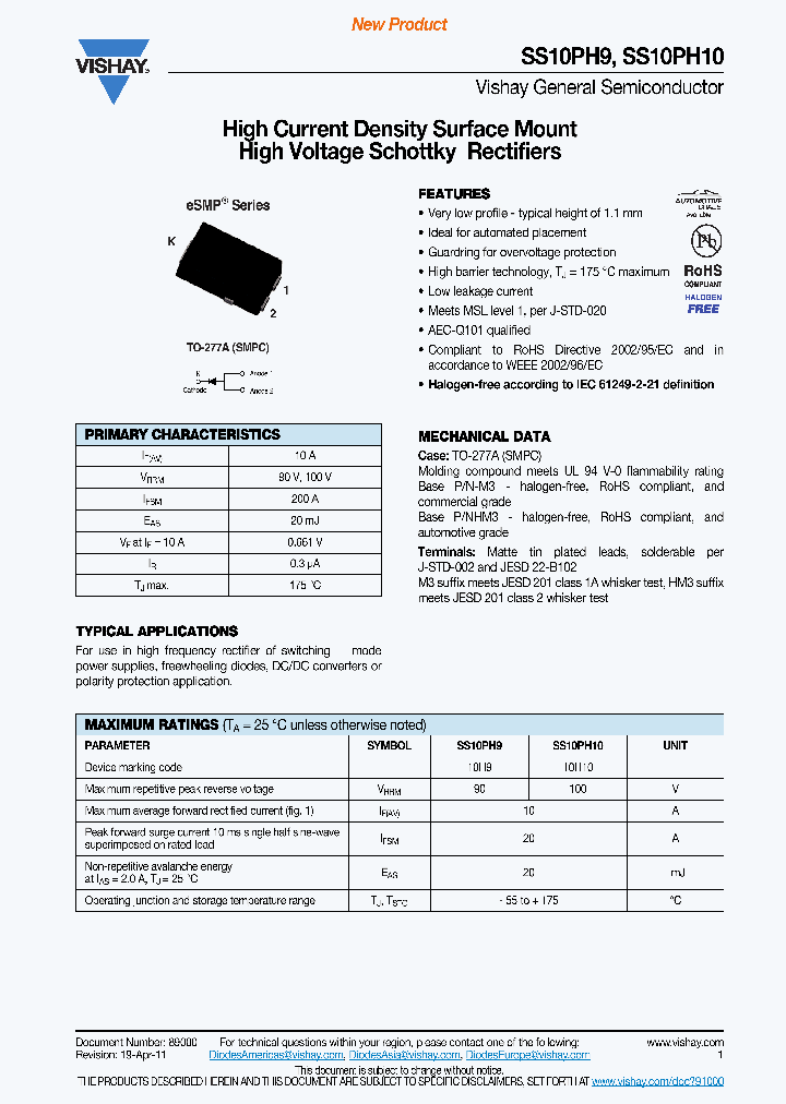SS10PH10-M3-86A_3704212.PDF Datasheet