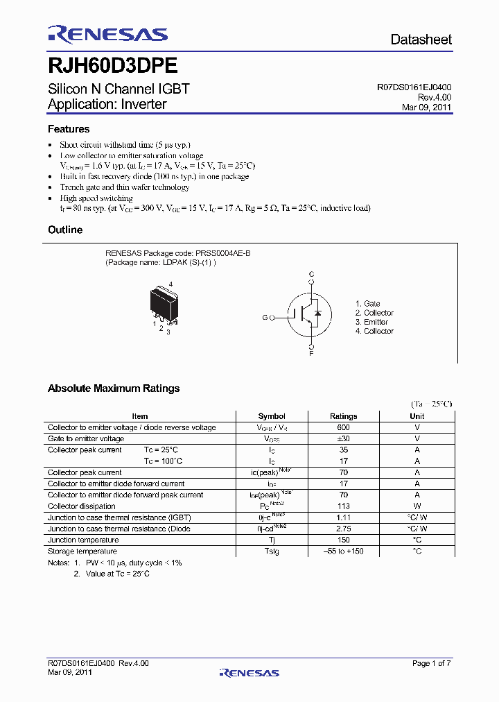 RJH60D3DPE10_3704645.PDF Datasheet