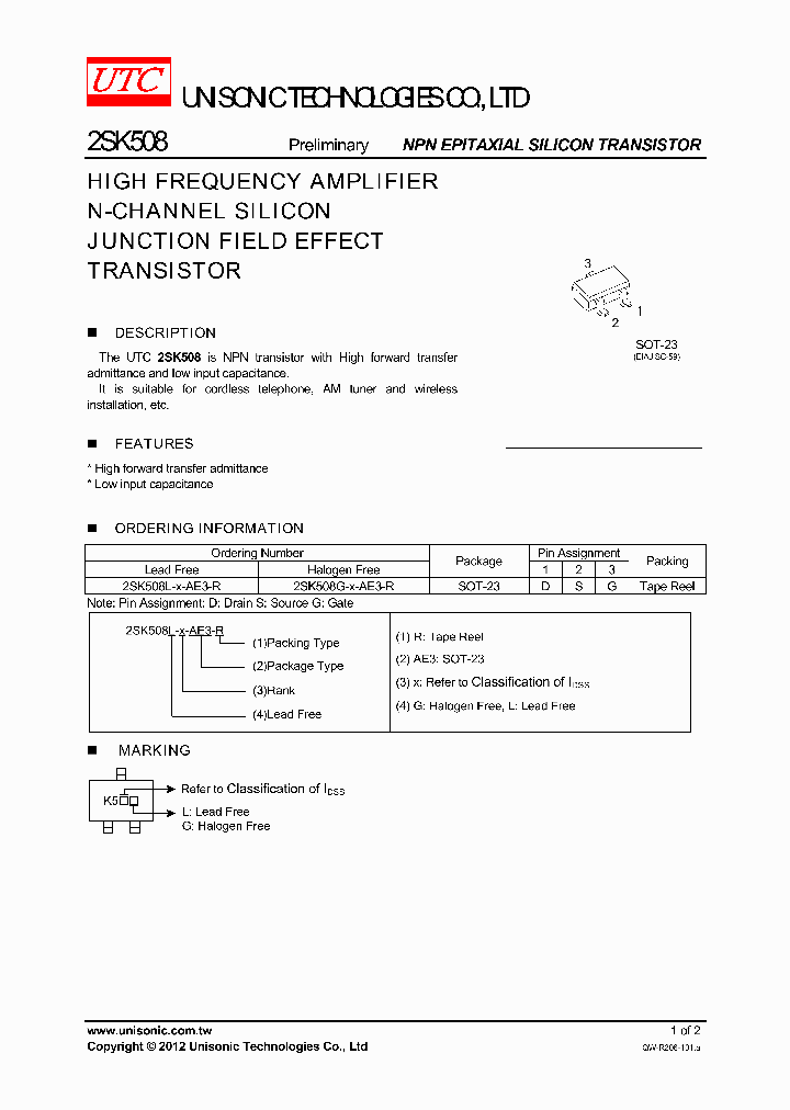 2SK508G-X-AE3-R_3705132.PDF Datasheet