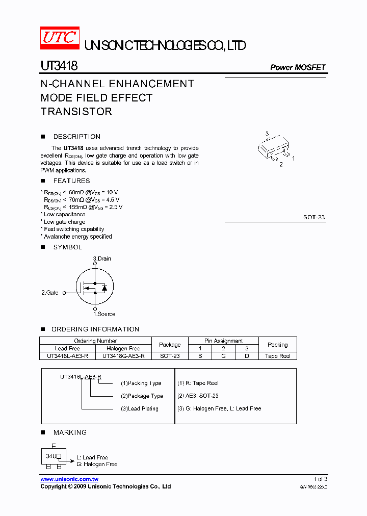 UT3418L-AE3-R_3706165.PDF Datasheet