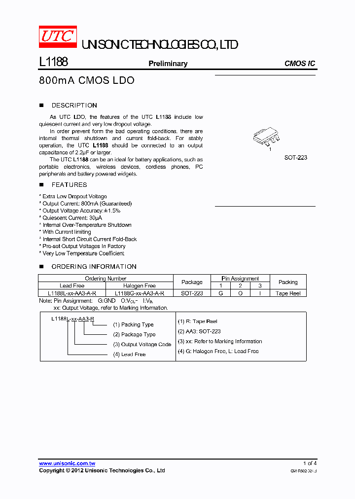 L1188L-XX-AA3-A-R_3706543.PDF Datasheet