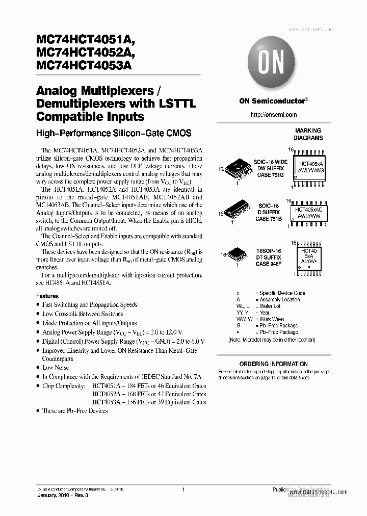 MC74HCT4052A_3706740.PDF Datasheet