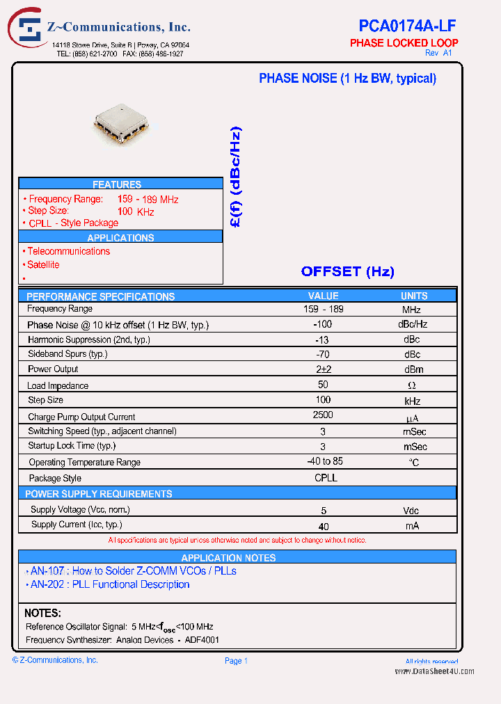 PCA0174A-LF_3707509.PDF Datasheet
