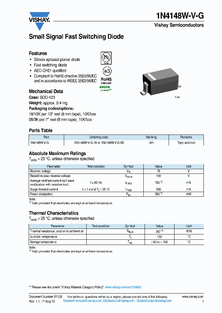 1N4148W-V-G_3710616.PDF Datasheet