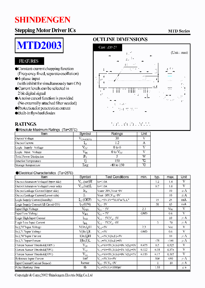 MTD2003_3712735.PDF Datasheet