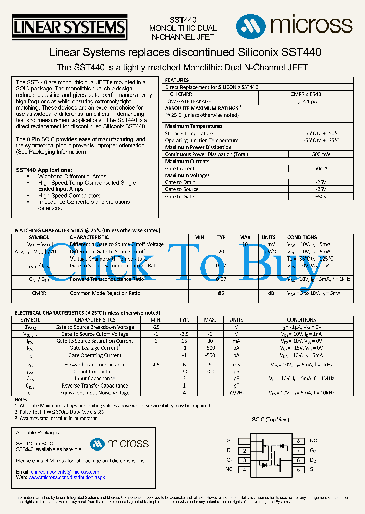 SST440SOIC_3712782.PDF Datasheet