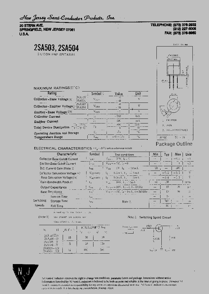 2SA503_3713325.PDF Datasheet
