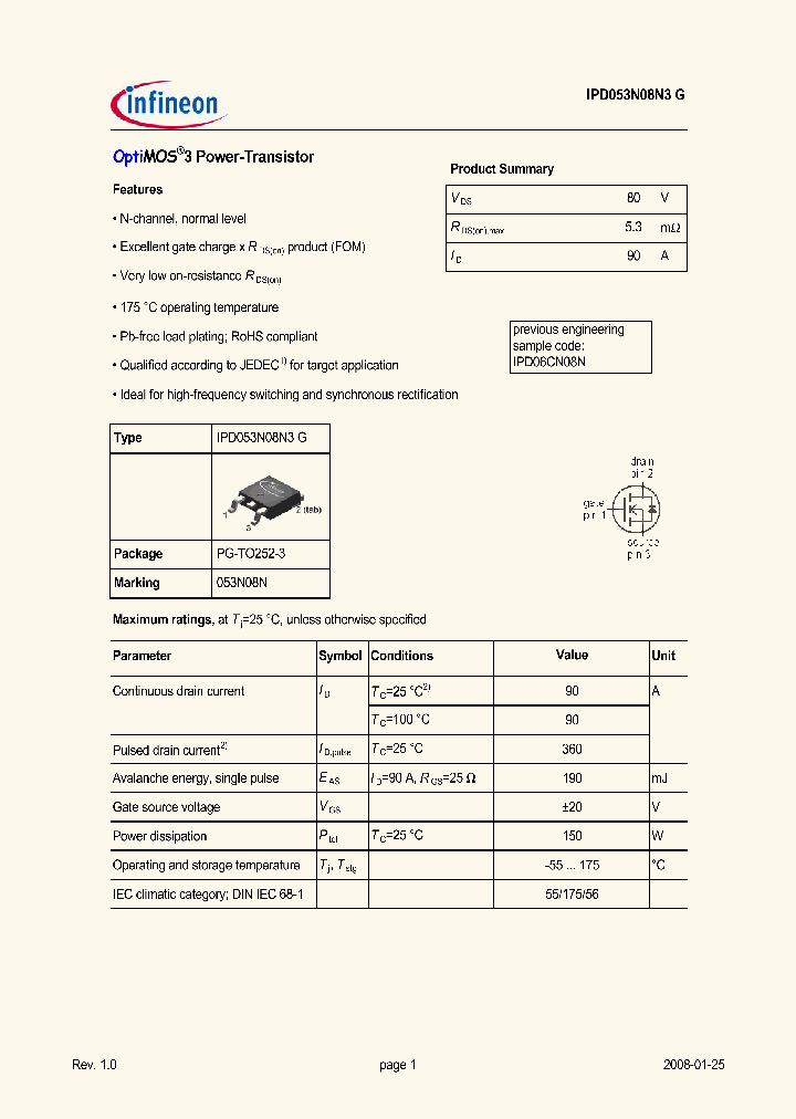 IPD053N08N3G_3715921.PDF Datasheet
