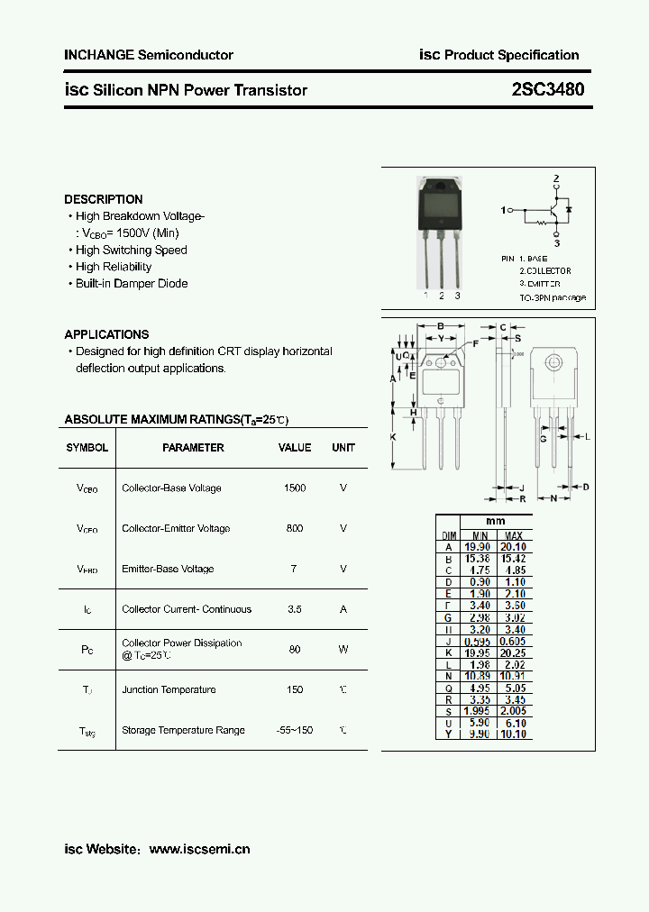 2SC3480_3718857.PDF Datasheet