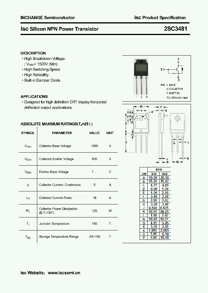 2SC3481_3718858.PDF Datasheet