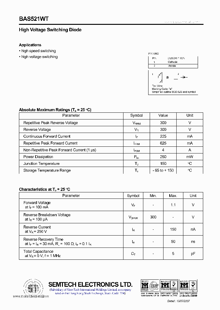 BAS521WT_3720284.PDF Datasheet