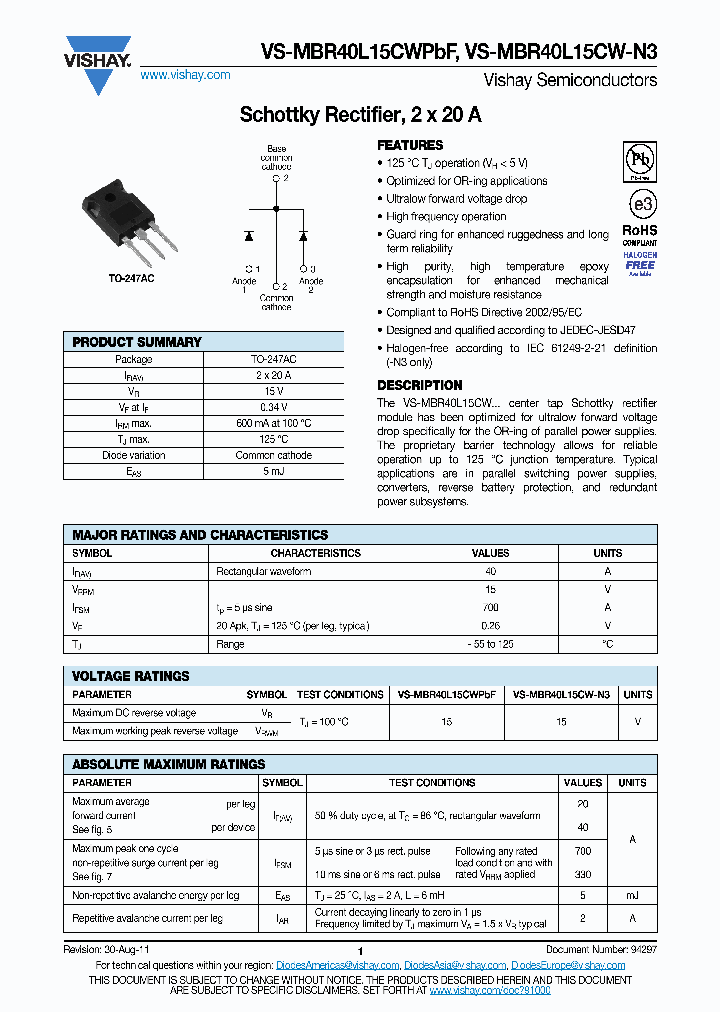 MBR40L15CW-N3_3720169.PDF Datasheet