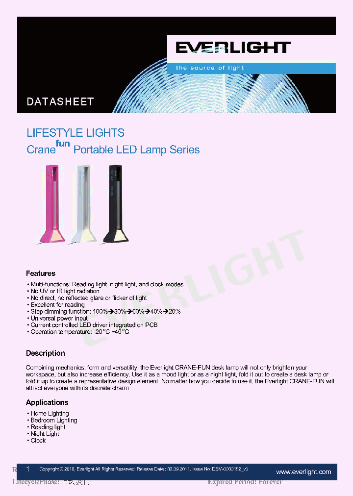 CRANE-FUN-P10-CW-SD-PW-CH_3720259.PDF Datasheet
