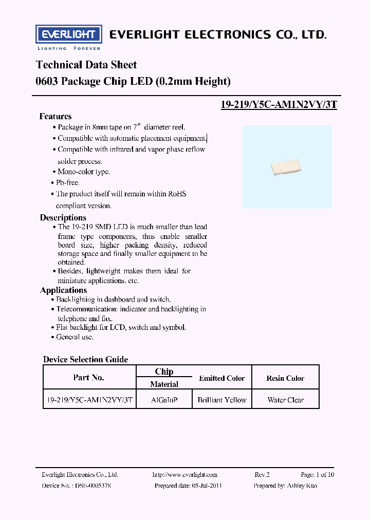 19-219-Y5C-AM1N2VY-3T11_3722487.PDF Datasheet