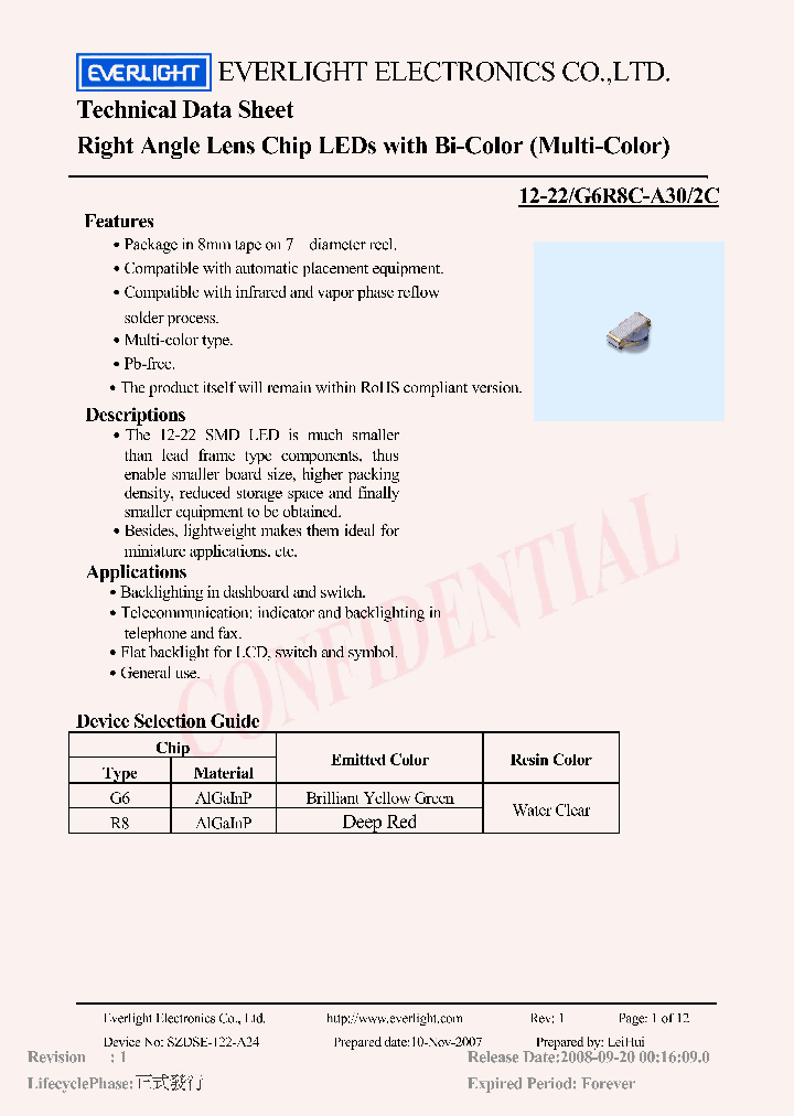 12-22-G6R8C-A30-2C_3722400.PDF Datasheet