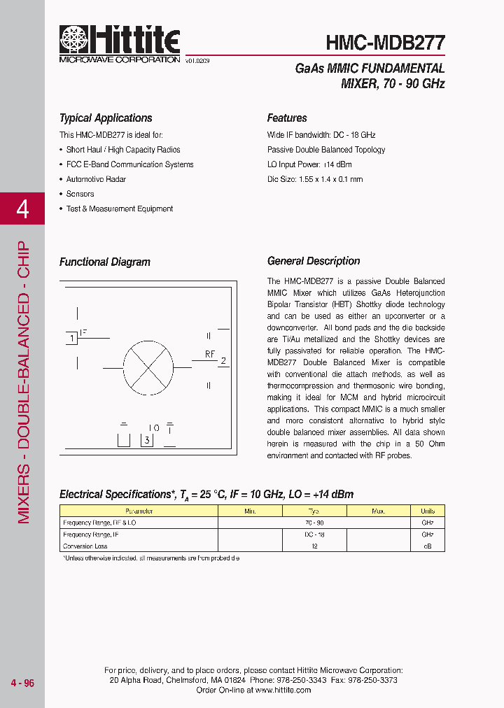HMC-MDB277_3723781.PDF Datasheet