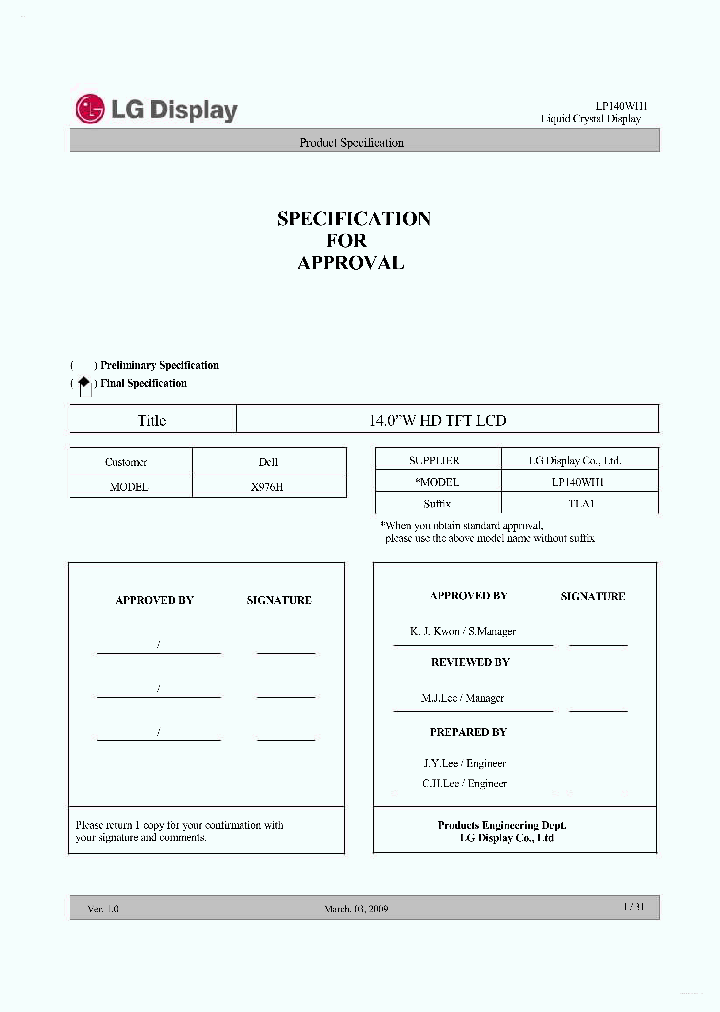 LP140WH1-TLA1_3724148.PDF Datasheet