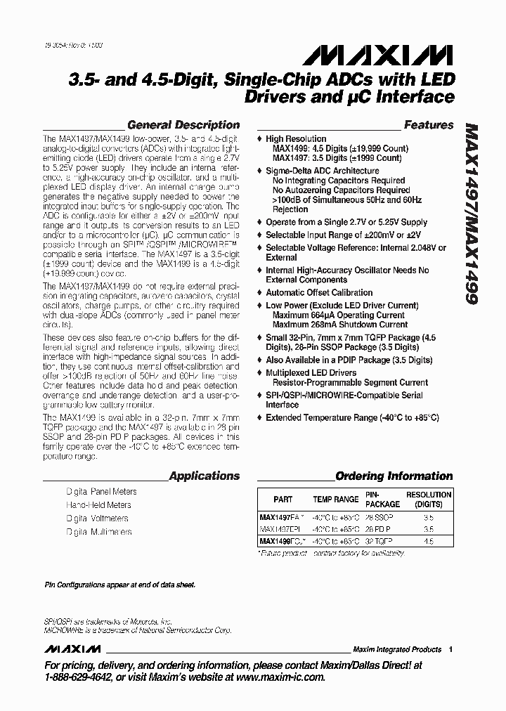 MAX1497_3724193.PDF Datasheet