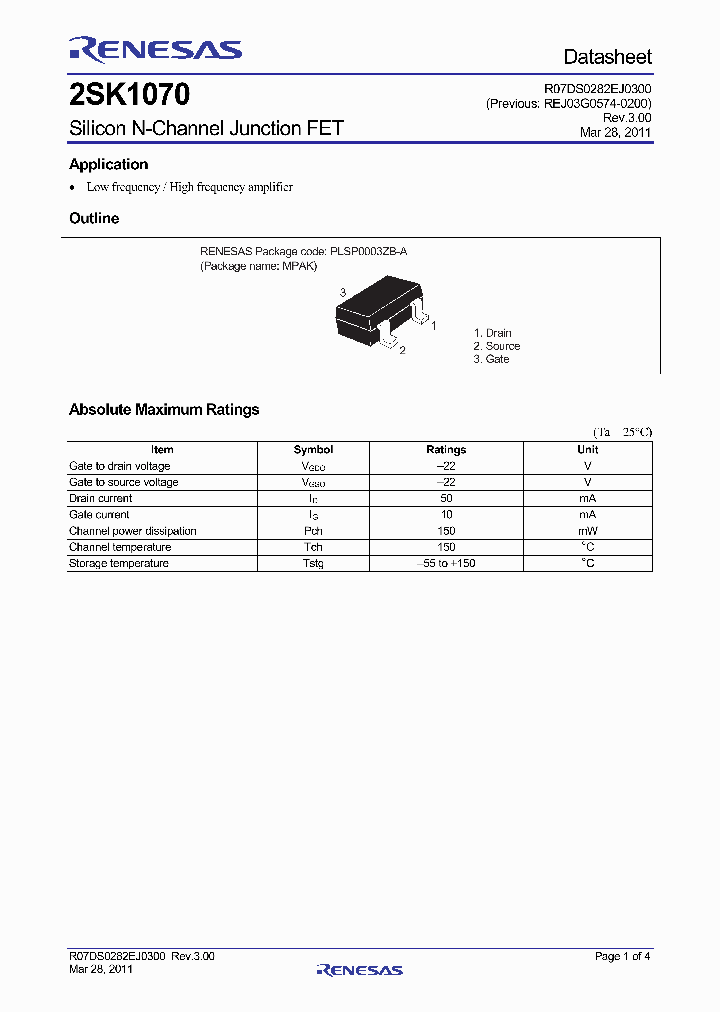 2SK1070PICTL-H_3724686.PDF Datasheet