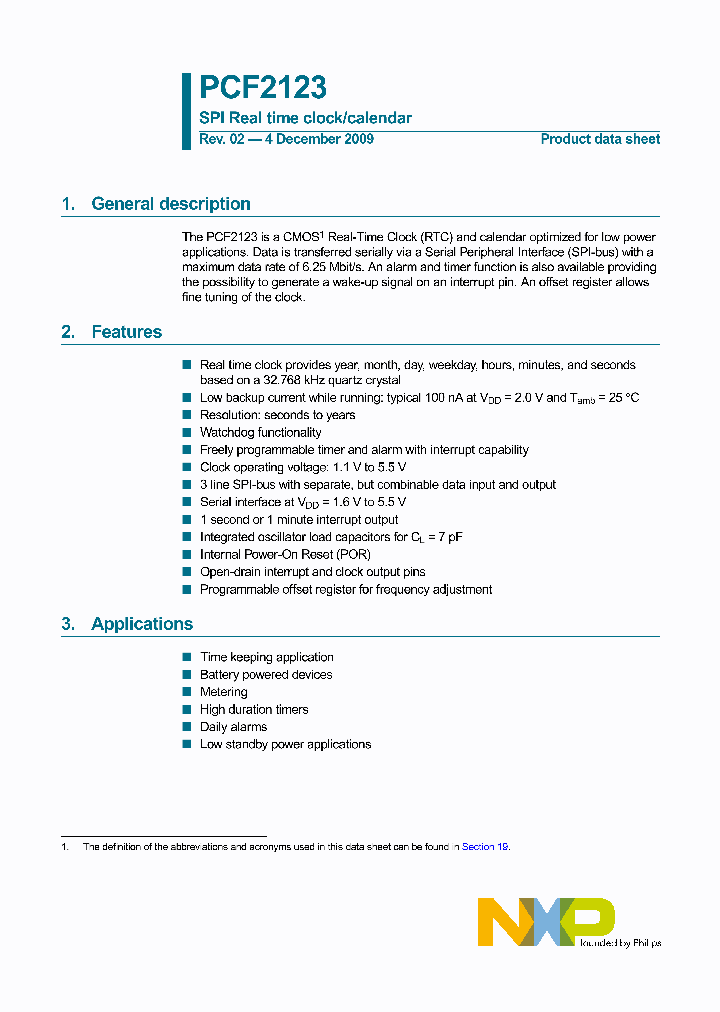 PCF2123U12AA_3726785.PDF Datasheet