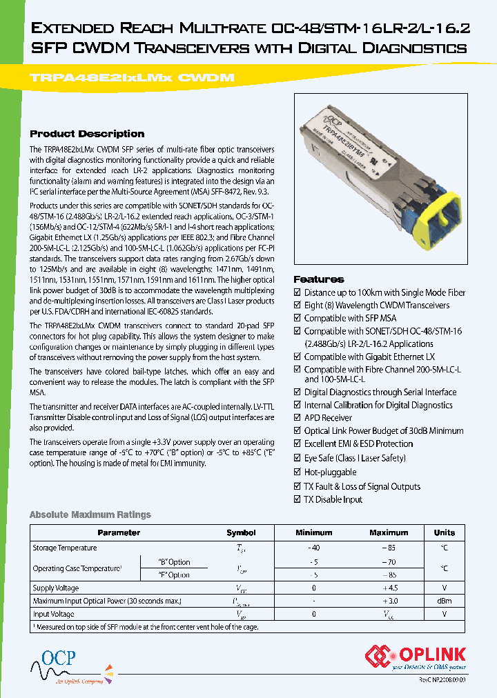 TRPA48E2IXLMX_3747671.PDF Datasheet