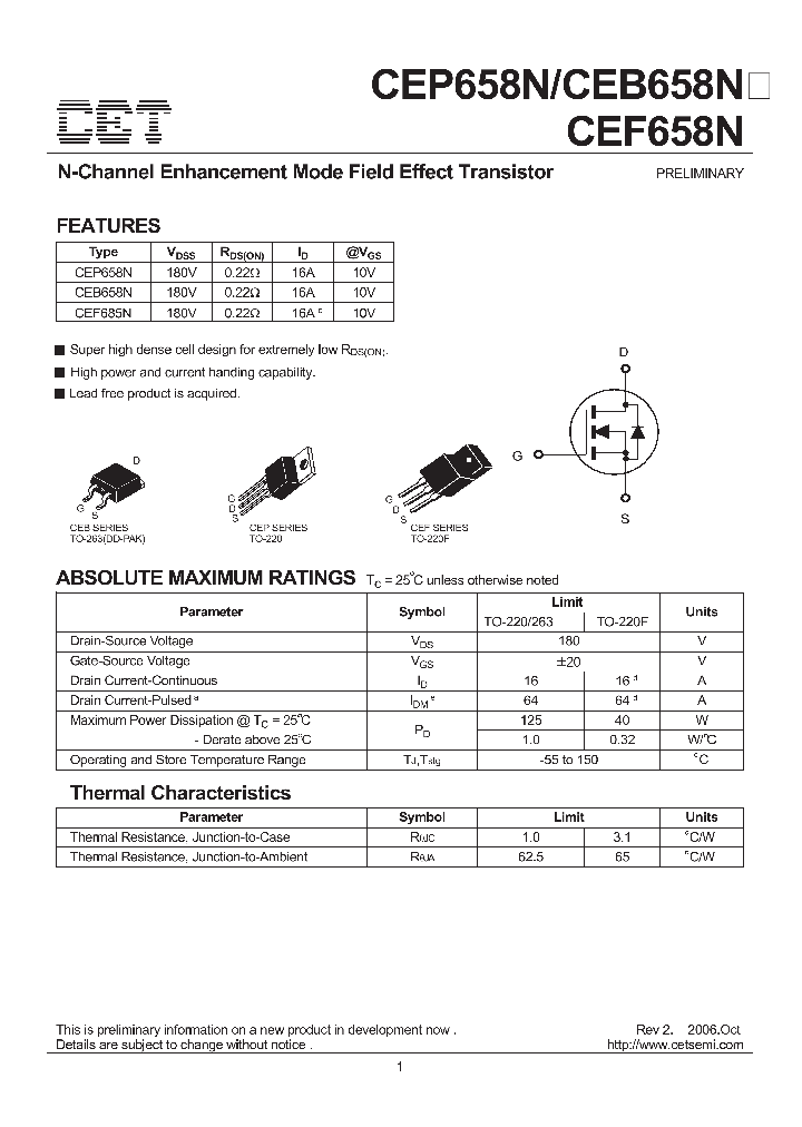 CEP658N_3754563.PDF Datasheet