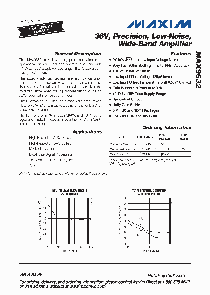 MAX9632AUA_3767050.PDF Datasheet