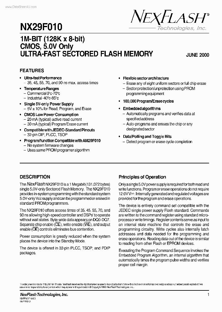 NX29F010_3775519.PDF Datasheet