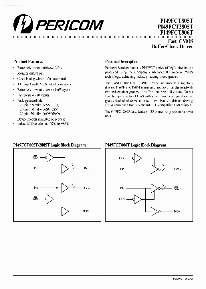PI49FCT2805T_3779976.PDF Datasheet