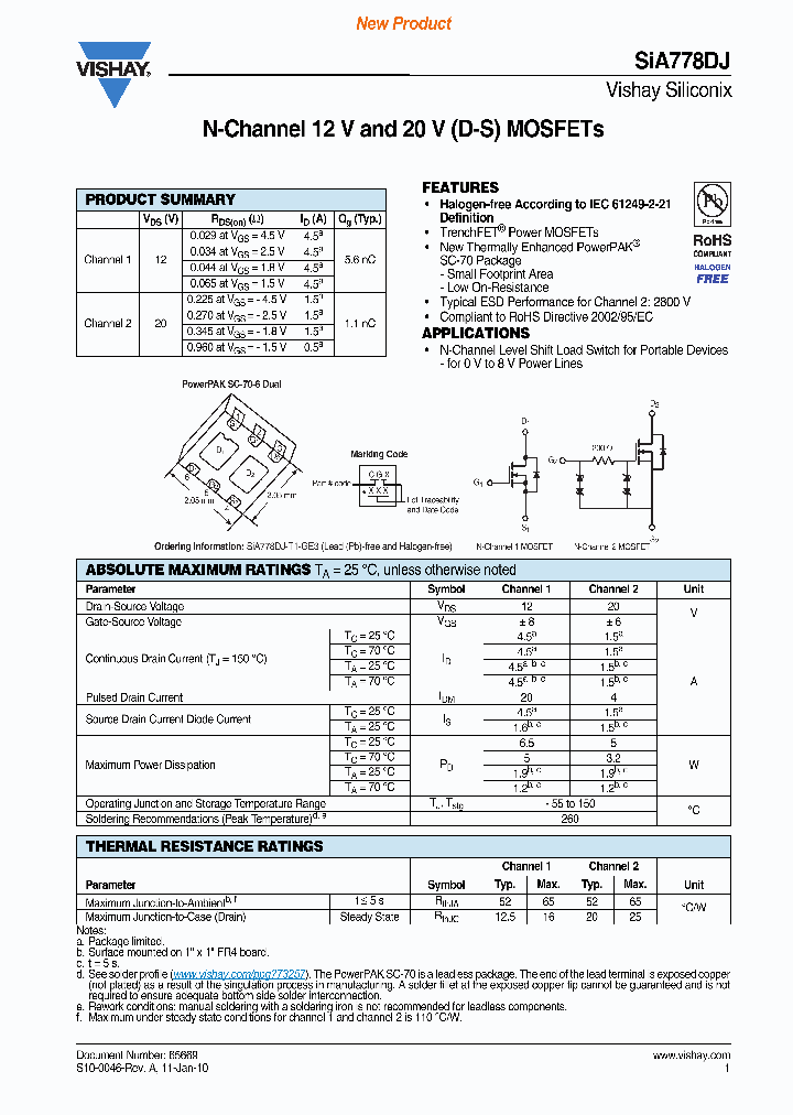 SIA778DJ-T1-GE3_3786576.PDF Datasheet