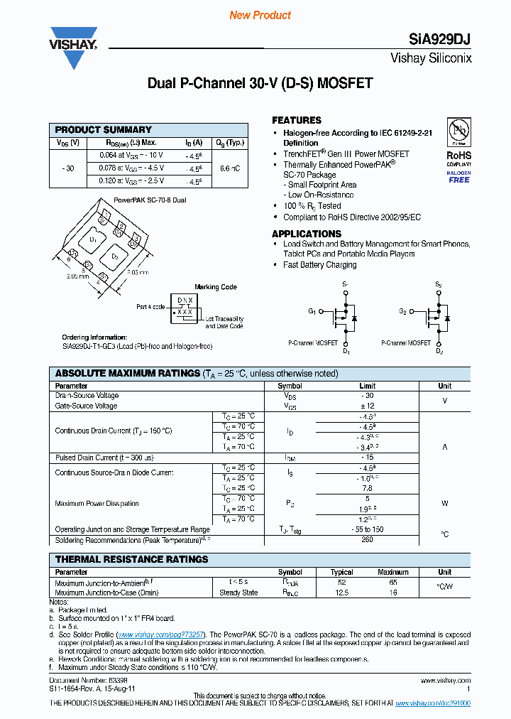 SIA929DJ-T1-GE3_3786579.PDF Datasheet
