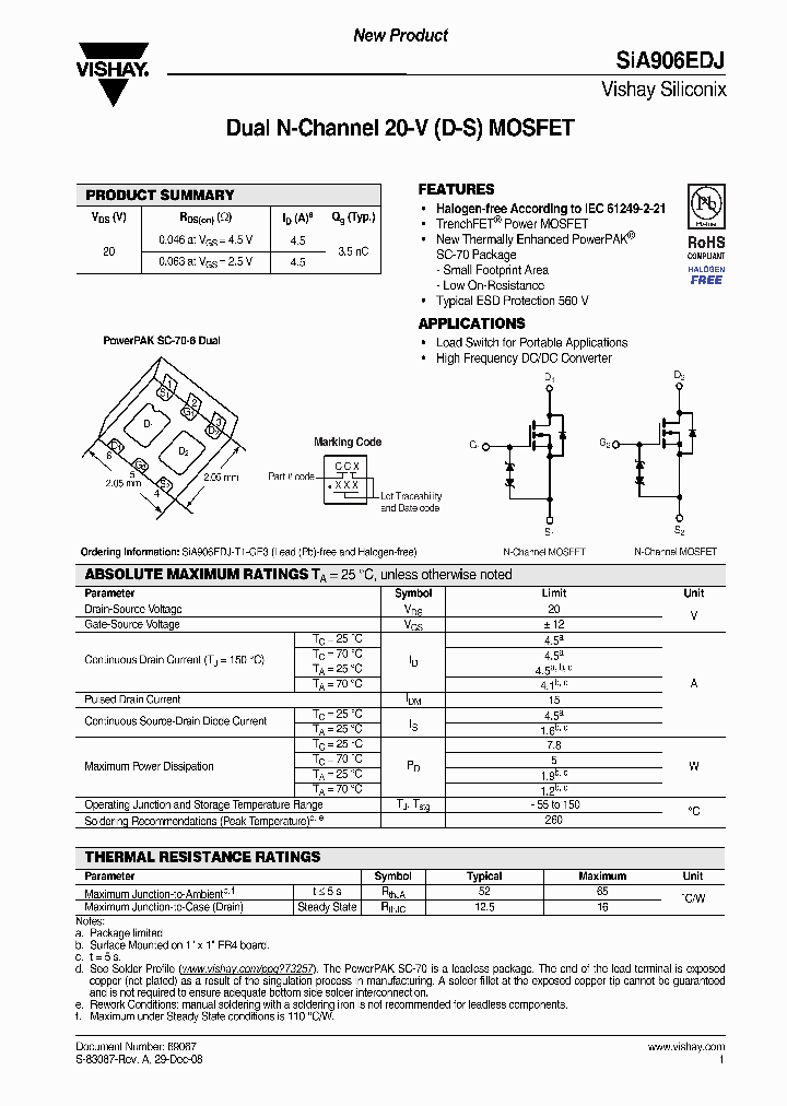 SIA906EDJ-T1-GE3_3786577.PDF Datasheet