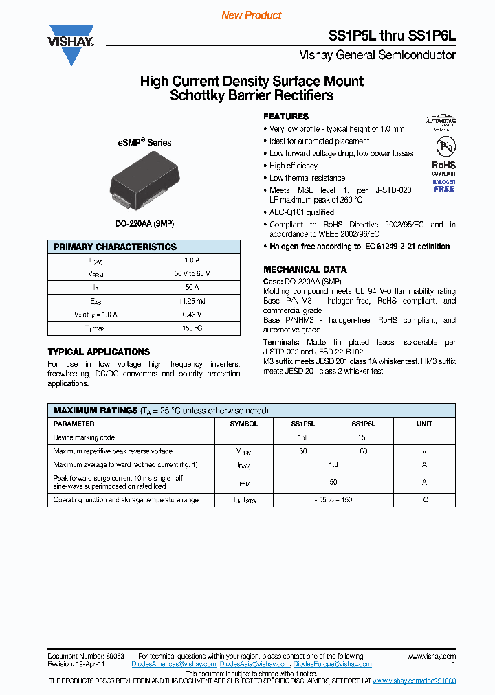 SS1P6L-M3-84A_3800531.PDF Datasheet