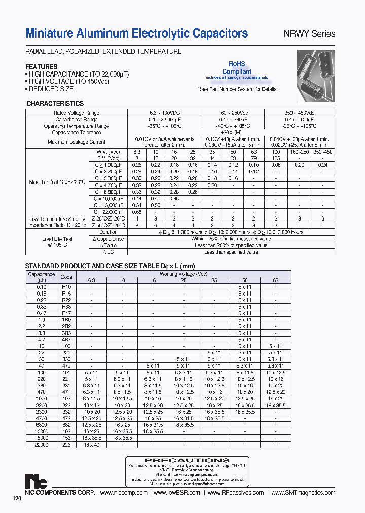 NRWY331M63V63X11TRSTF_3748222.PDF Datasheet