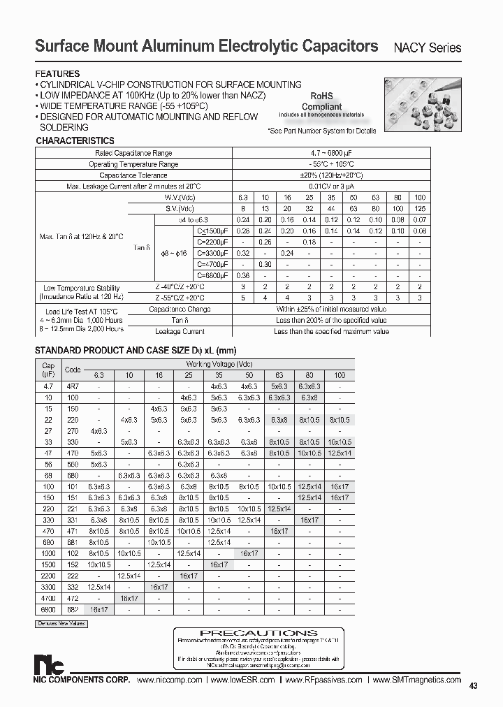NACY332M63V125X14TR13F_3748228.PDF Datasheet