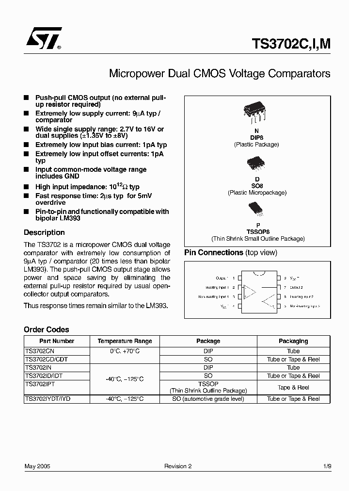 TS3702IYDT_3750015.PDF Datasheet