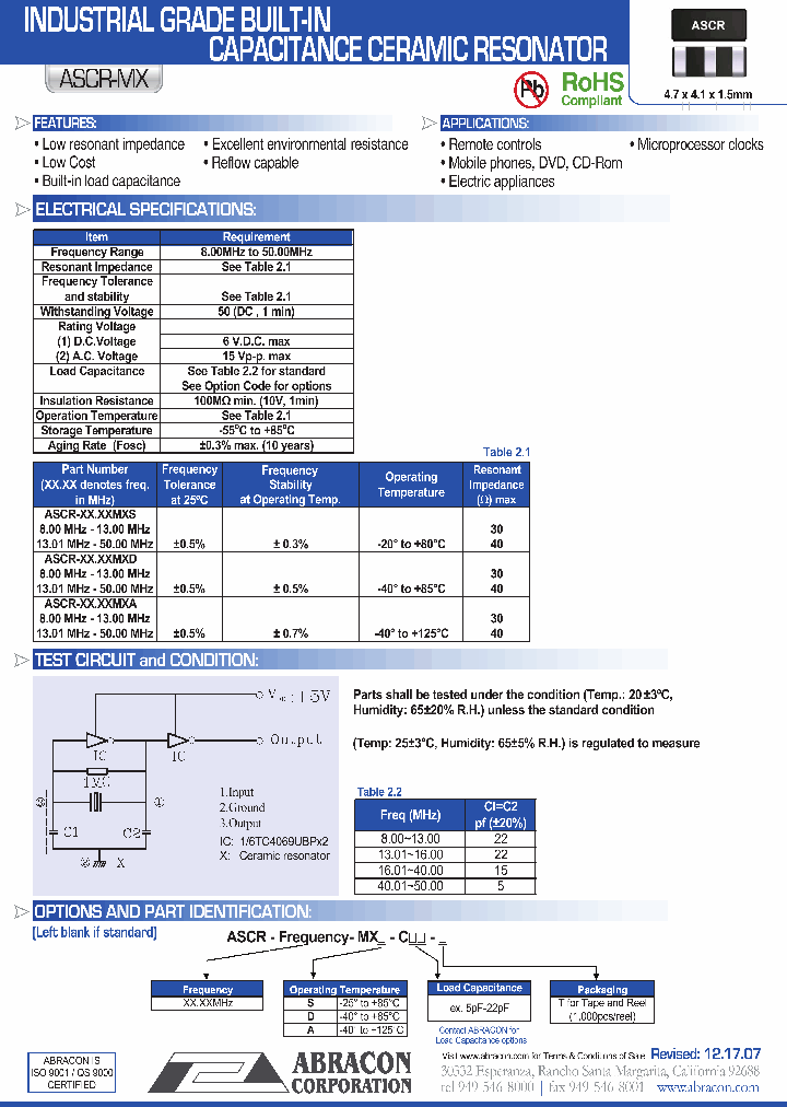ASCR-FREQ2-MXS-C15-T_3746520.PDF Datasheet
